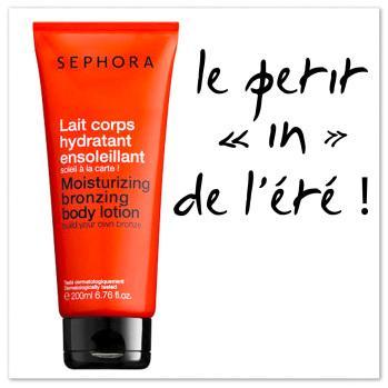 Summer Beauty Trends lait corps hydratant ensoleillant sephora