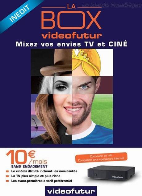 Videofutur lance LA BOX pour recevoir la TNT et des offres de VOD par Internet