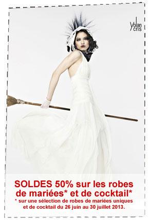 Soldes -50% sur les robes de mariées et de cocktail chez Diva Mariage