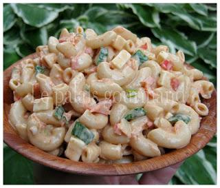 Salade macaroni BBQ