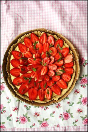 tarte aux fraises