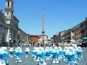 4000 Schtroumpfs envahissent rues Rome