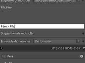 Astuce Lightroom mots-clés hiérarchiques