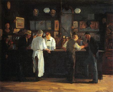 1912 McSorley's Bar oil on canvas 66 x 81