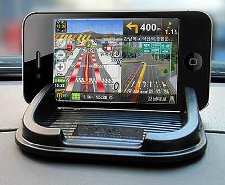 Support Voiture Universel Anti-Dérapant pour smartphone...