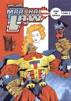 Couverture du troisième et dernier tome de l'édition française du comics Marshal Law