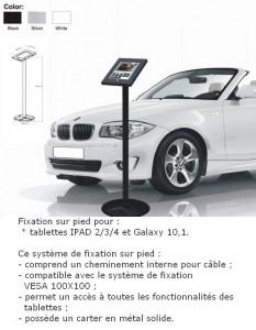 fixation 2 650x800 233x300 Tablette Ipad 2/3/4 et Galaxy 10,1 au service de la PLV marketing 