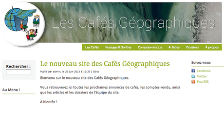 Bientôt : Le nouveau site des Cafés géographiques !