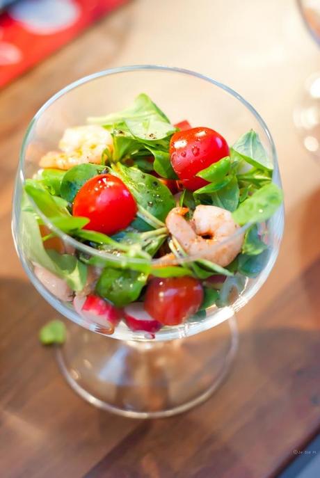 Salade crudités crevettes & surimi