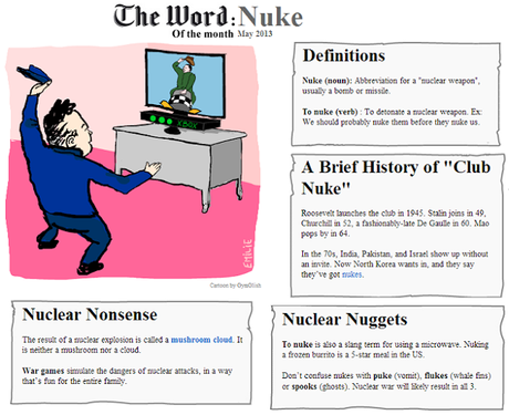 The Word of the Month (MAY 2013) : Nuke