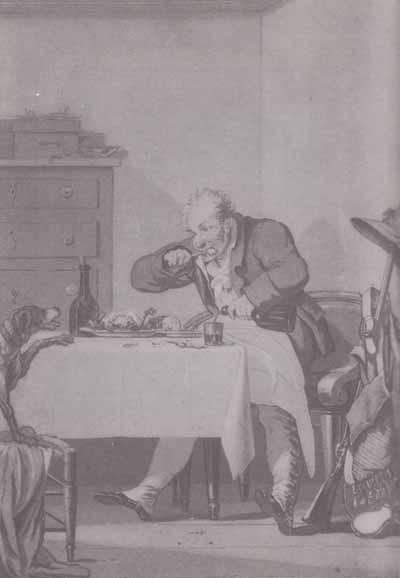 Le gastronome affamé d'après Debucourt