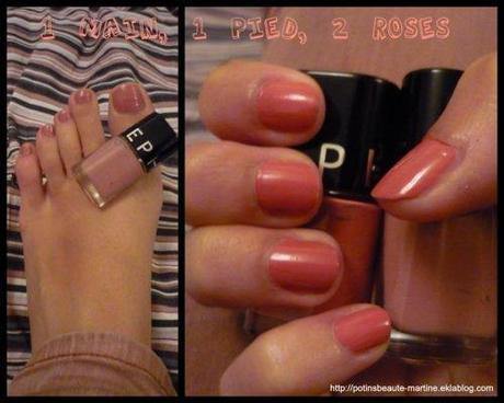 J'ai confondu mes mains et mes pieds – nouveaux vernis roses  Color Hit de Sephora