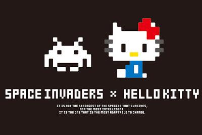 Space Invaders x Hello Kitty
