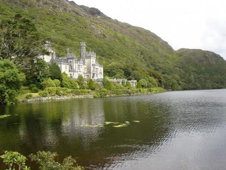 irlande, château, lac