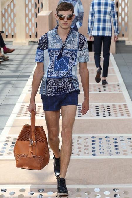 Le défilé Louis Vuitton homme pour l'été 2014...