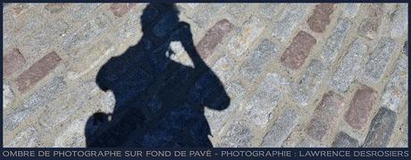 Ombre de photographe sur fond de pavé...