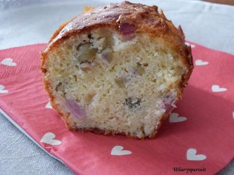 Cake aux olives et dés de jambon / Olive and ham cake