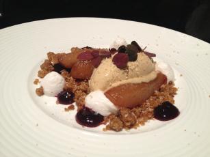 crumble de poire