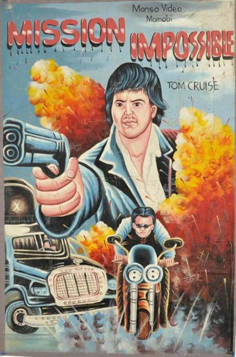 Les affiches peintes à la main des cinémas Ghanéens