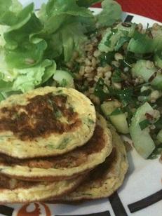 Galette oeufs roquette parmesan 2