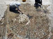 Archéologie magnifique mosaïque byzantine mise jour Israël