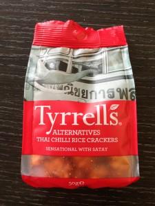 Thai chilli rice crackers de Tyrrells