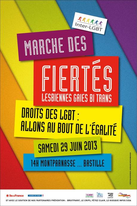 Affiche Gay Pride Paris 2013