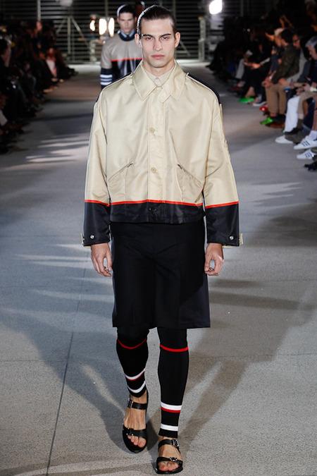 La défilé Givenchy homme pour l'été 2014...