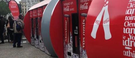 Paris : La machine à « bonheur » Coca Cola