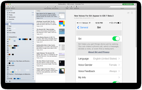 NetNewsWire 4 Mac