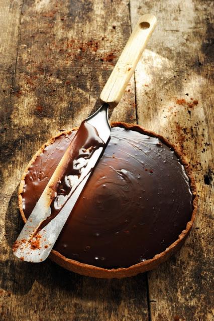 Les classiques du week-end… La tarte au chocolat !