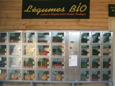 Lancement d'un distributeur automatique de fruits et légumes bio dans l'Hérault