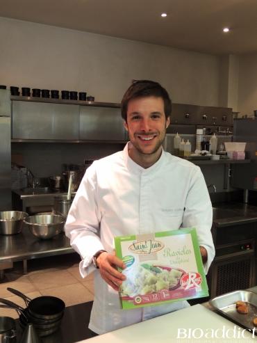 Grégory Cuilleron cuisine des ravioles Saint Jean