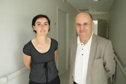 Françoise Le Goff, cadre santé et le Dr Bellahmer.