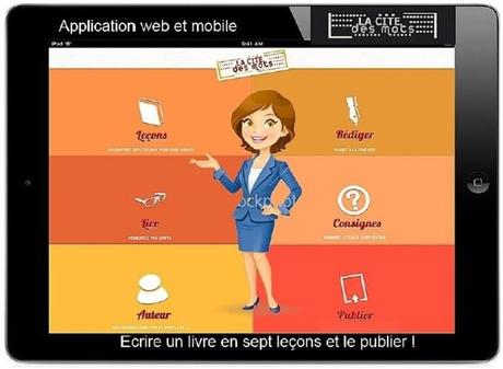 Lancement d'une application permettant d'écrire un livre depuis son mobile