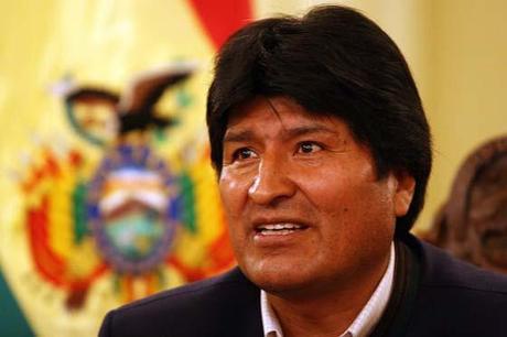 Le président Bolivien Evo Morales