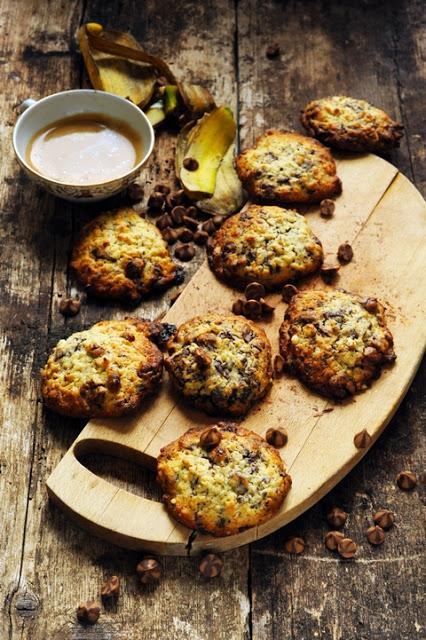 Quand une avalanche déclenche une irrépressible envie de cookies… Cookies peanut butter banane et chocolat !