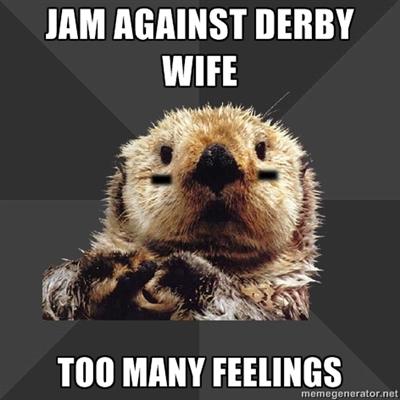 Fuck yeah roller derby otter