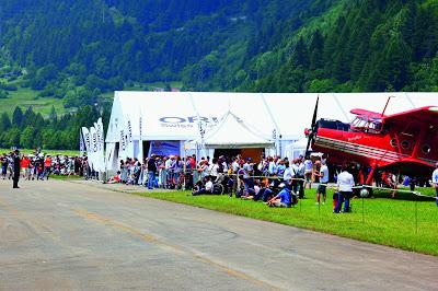 Oris Ambri Fly-In 2013 : 150 avions, 30° Celsius, 1 horloger suisse