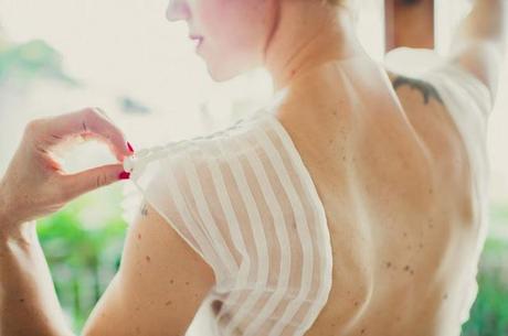 Le détail de la robe