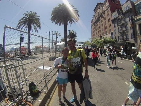 Arrivée du marathon de San Francisco 2013