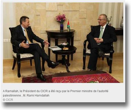 Israël et les territoires occupés : le président du CICR appelle à un renouvellement du dialogue
