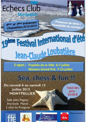 L'affiche officielle du 19ème Festival International Jean-Claude Loubatière  