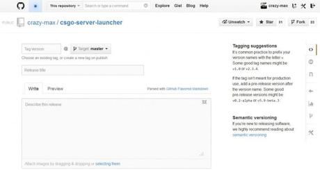 GitHub ajoute l'option Releases pour simplifier la livraison de projets