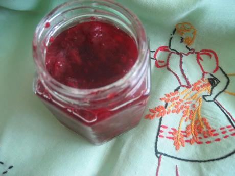 Confiture de fraises,  érable et gingembre