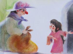 Une petite fille... à croquer !