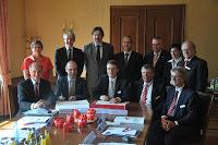 Signature d’un accord de coopération entre la Sparkasse de Gengenbach et la Caisse d’Epargne d’Alsace