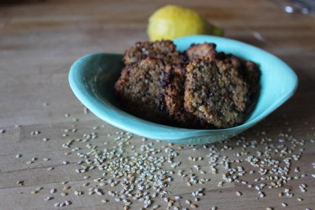 Cookcuits au grand épeautre, sésame, miel et citron
