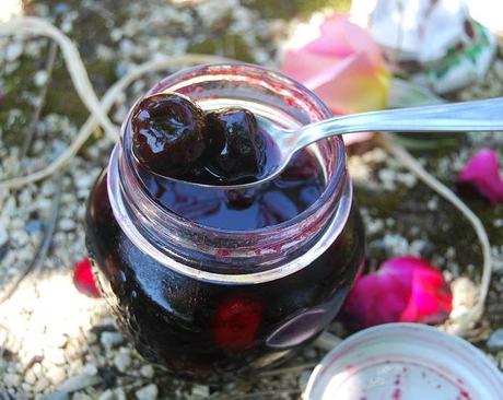 Cerises aux sirop léger de rose