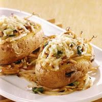 Pommes de terre farcies aux champignons